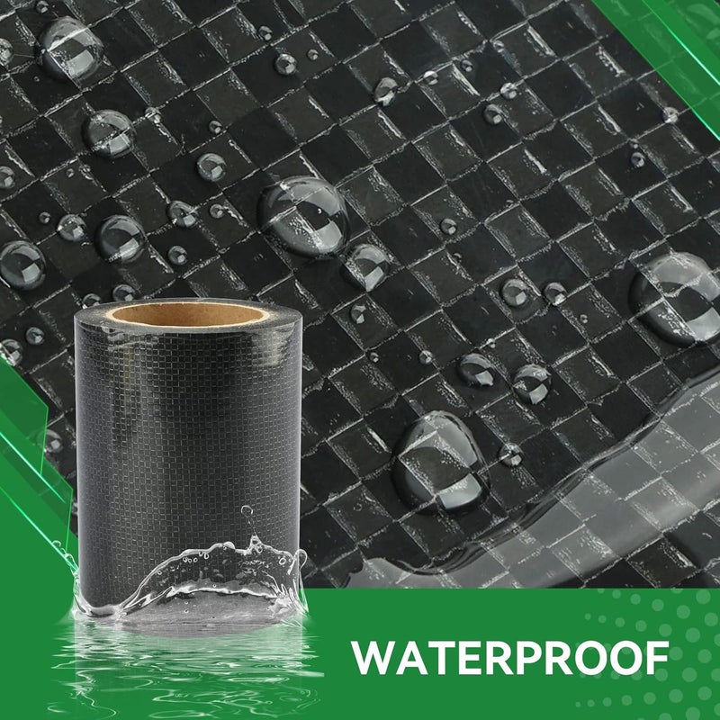 RVINGPRO شريط تحت الجسم RV 6" x50'، مادة تحت الجسم RV، لاصق دائم مقاوم للماء لإصلاح RV، مقطورة السفر، المنزل المتنقل، رقعة إصلاح تمزق - Image 3